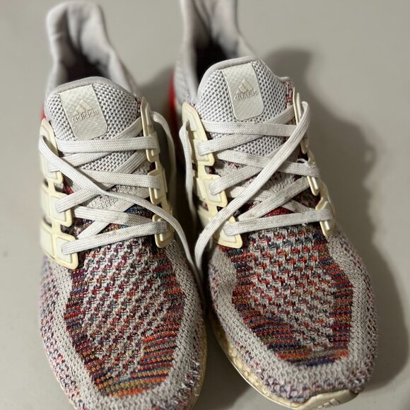 Adidas Ultra Boost Size 11.5 Red, Cream & White Running Shoes main image 7